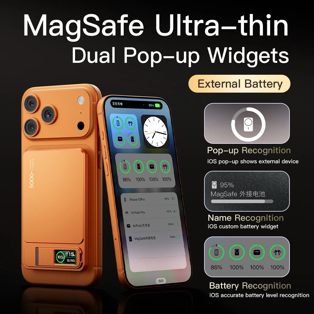 MagCharge Pro 10000mAh Magnetic Wireless Power Bank