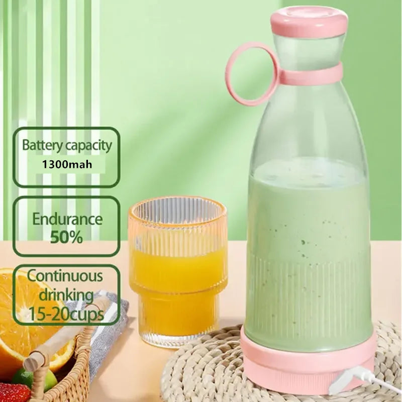 Portable USB Rechargeable Blender – Smoothie & Juice Maker